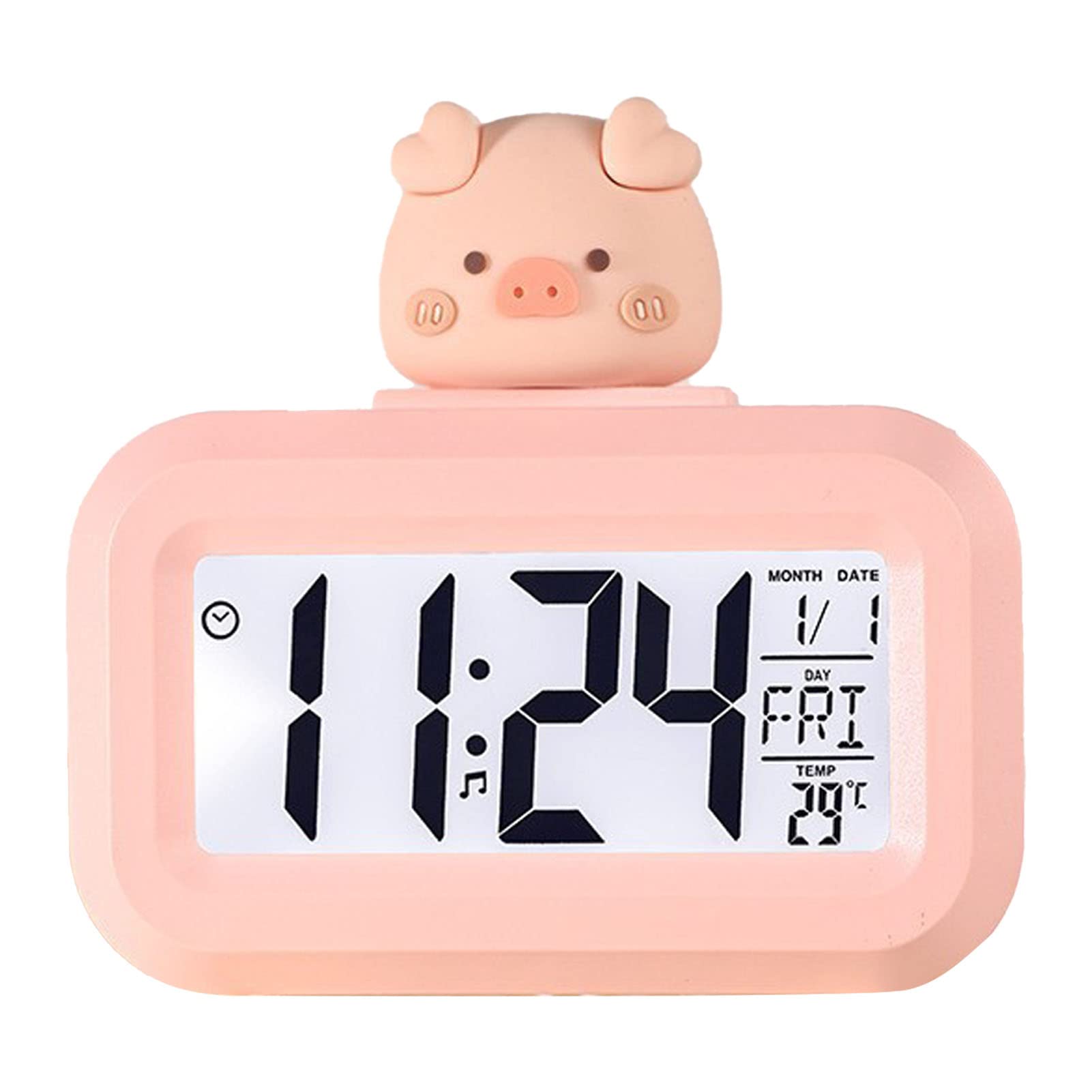 Amazon.com: TITA-DONG Kawaii Alarm Clock, Cartoon Digital Clock